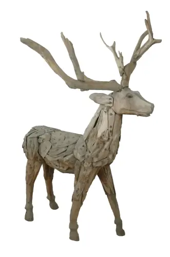 Product image of the product “Standing Deer, the horns can be removed. About 145cm length and 168cm height . ”